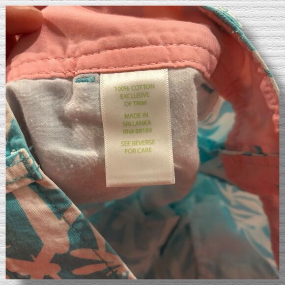 Lilly Pulitzer Womens Shorts Size 12 Flutter Blue Dragonfly Print Cotton Summer - Picture 6 of 7